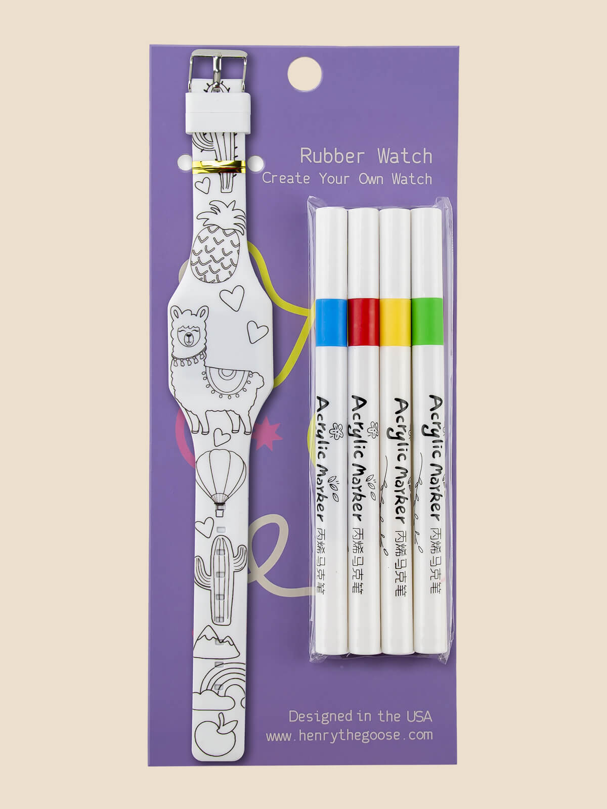 Lama Rubber Bracelet Watch