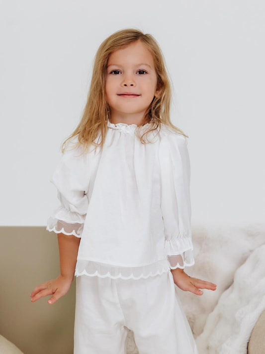 Lace Bloom Classic Pajama Set