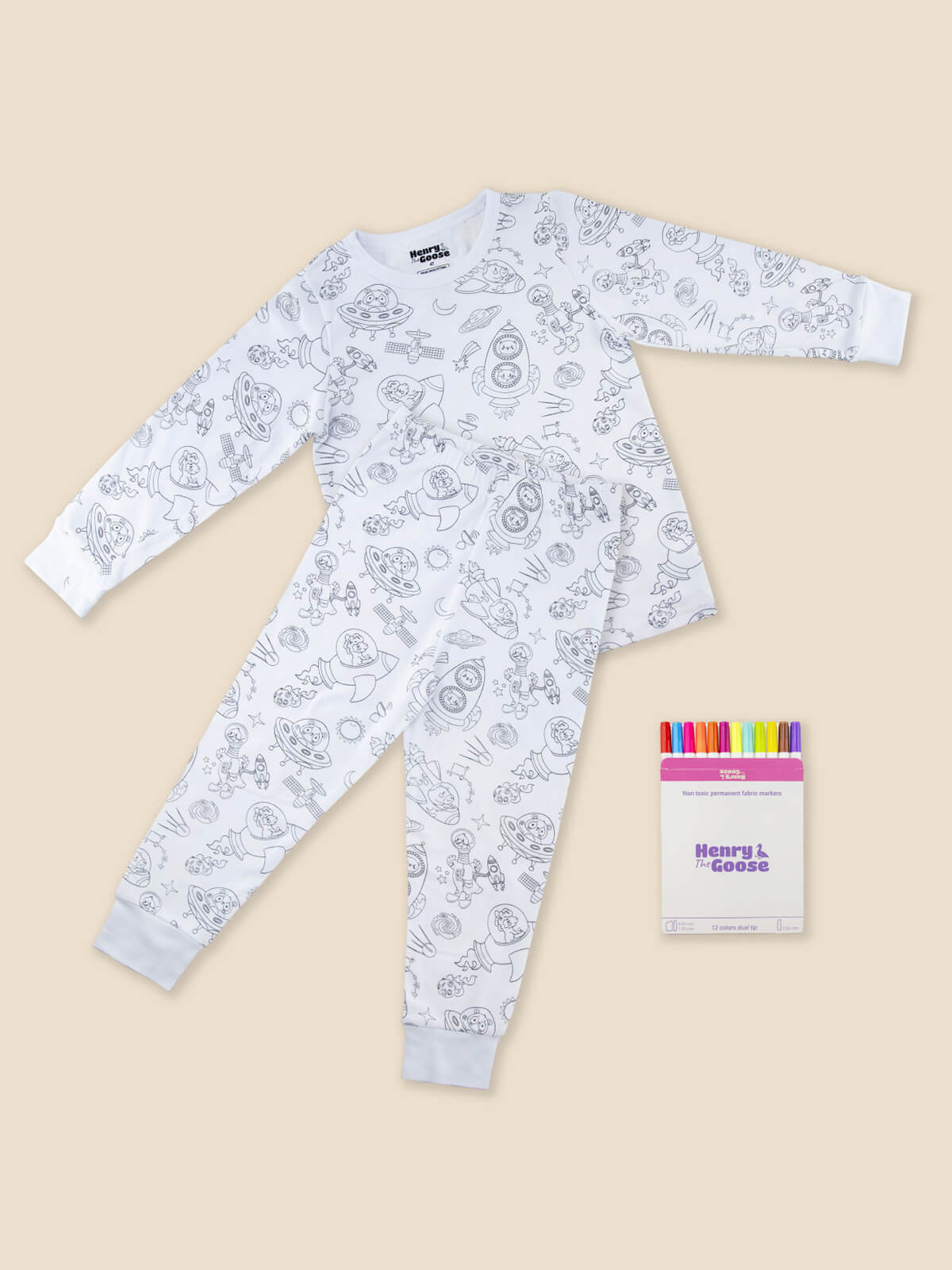 Coloring Pajama Set