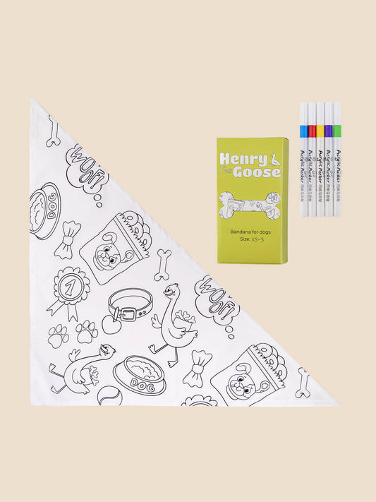 Coloring Dog Bandanas