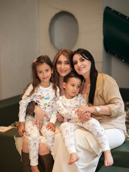 "Colors of Armenia"  LIMITED EDITION  Coloring Pajama Set